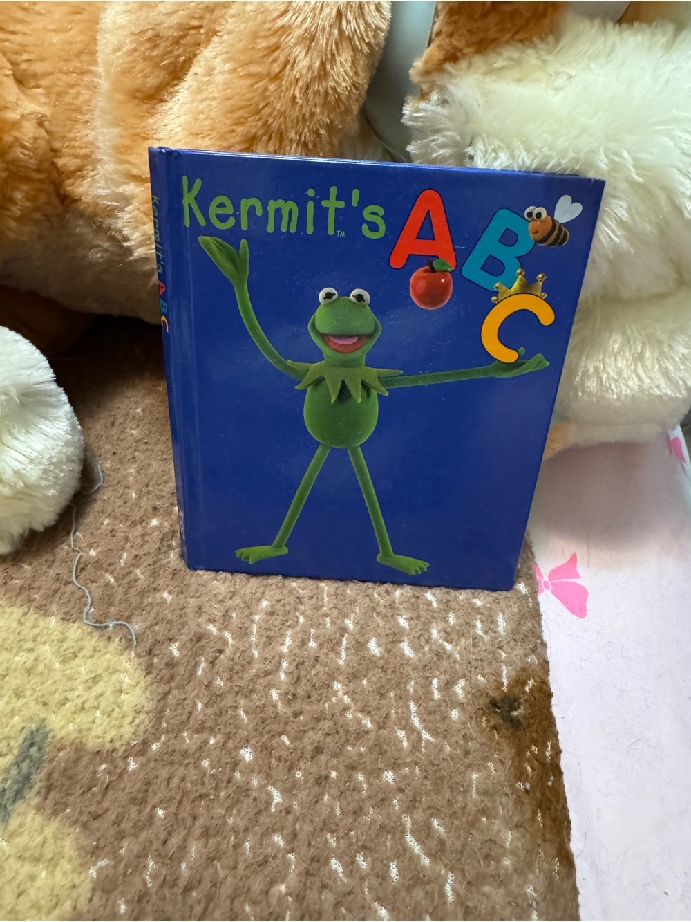 Kermit's ABC Board Book - Blue Cover, book spine is a little bendy